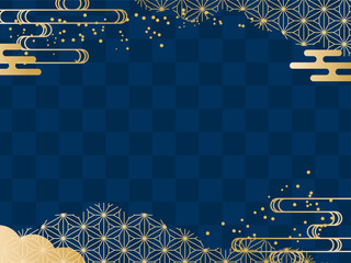 和フレーム背景