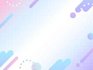 幾何学模様背景イラスト