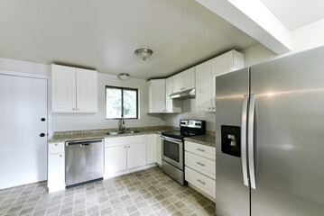 Modern residential kitchen interior