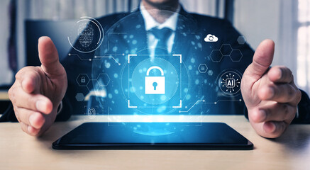 AI cyber security system using biometric authentication and privacy control. Cyber security...