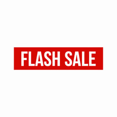 flash sale logo vector illustration
