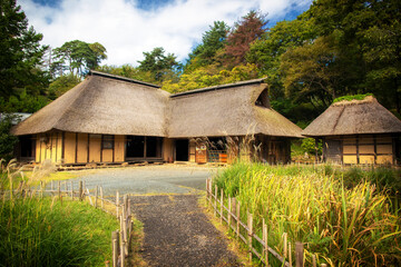 Obraz premium Kitakami Cultural Village, Iwate Prefecture, Japan