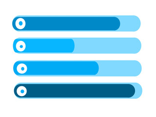 Obraz premium Horizontal bar chart vector for progress, ranking, or performance comparison, perfect for dashboards and business reports