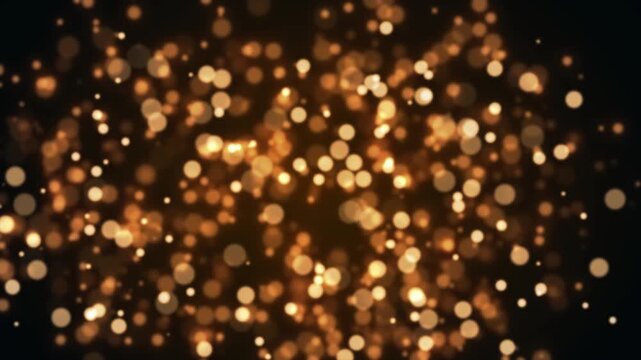 Abstract bokeh background with sparkling particles