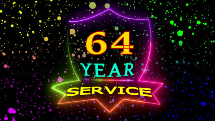 Glowing badge celebrates years of service