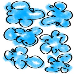 Cloud Icon Cartoon Illustration art
