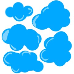 Cloud Icon Hand Drawn Style