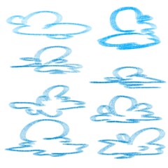 Hand Drawn Cloud Icon Illustration