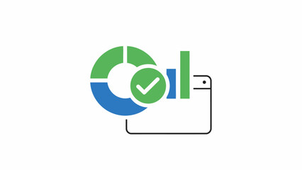 Fototapeta premium Data analysis and successful reporting with charts and graphs.