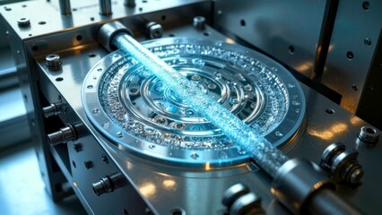 Indoor circular cone mechanical core device diagram