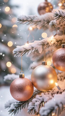 Abstract holiday background visualizing festive calm with organic flowing shapes and subtle depth illusion