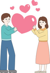 Men, women, and hearts