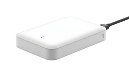 Wireless Charging Pad White Sleek Modern Technology for Smartphones