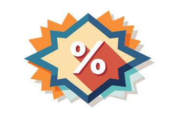 price slash discount tag icon