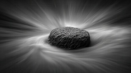 Shining Aggregation of Particles in Black and White Energy Field