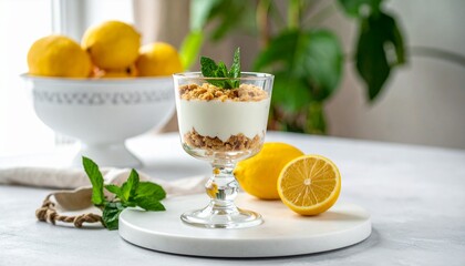 Fototapeta premium Zitronendessert