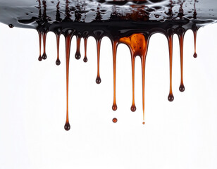 チョコレート シロップ 滴 粘性 甘美 濃厚 艶 抽出 コーヒー 琥珀 蜜 滴下 重力 質感 誘惑 ドリップ 滑らか 溶ける 瞬間 官能的