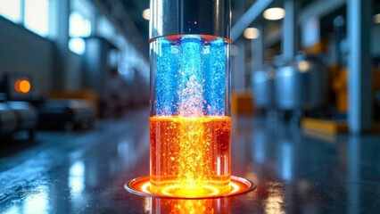 Indoor luminous column core device diagram