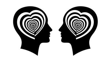 Love Connection: Minds United by Valentine's Hearts