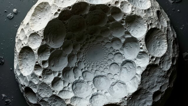 Design drawing of concave convex annular device