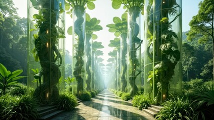 Rainforest trail leads to a secluded and verdant secret realm