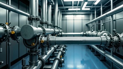 Mechanical pipelines open up industrial spaces