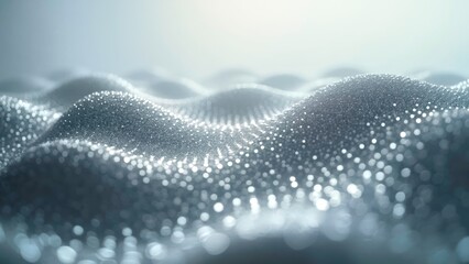 Silver Ball Waves Fantasy Abstract Picture