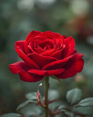 single red rose