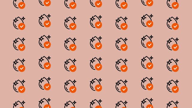 Halloween Pumpkin Icon Pattern Background.