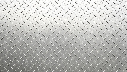 Textured Metal Diamond Plate Seamless Pattern - Industrial Flooring and Construction Material