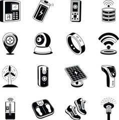 Collection of IOT Doodle Style Illustrations