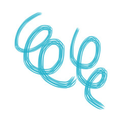 Purple Spiral Doodle 