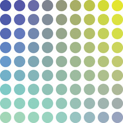 Abstract gradient of circles a seamless pattern of dots in cool and warm tones perfect for backgrounds and design elements