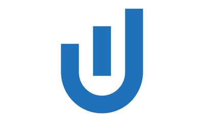 Modern Letter U Finance Logo	
