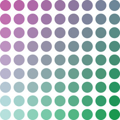 Gradient of colorful circles a modern abstract background pattern with a smooth color transition perfect for design and decoration