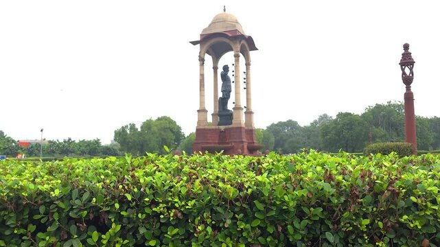 Portrait of Subhash Chandra Bose, Indian Nationalist Hero