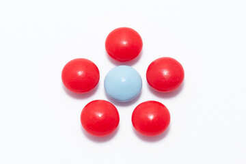 Obraz premium Vitamins in the form of tablets are on the table