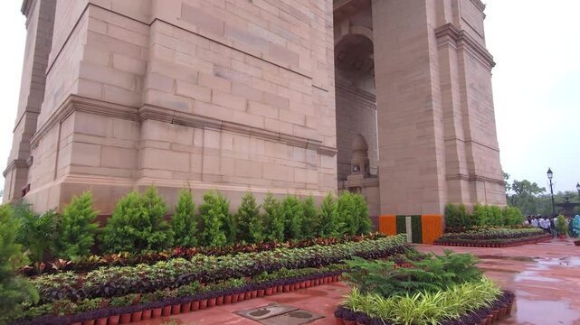 India Gate and Amar Jawan Jyoti Eternal Flame