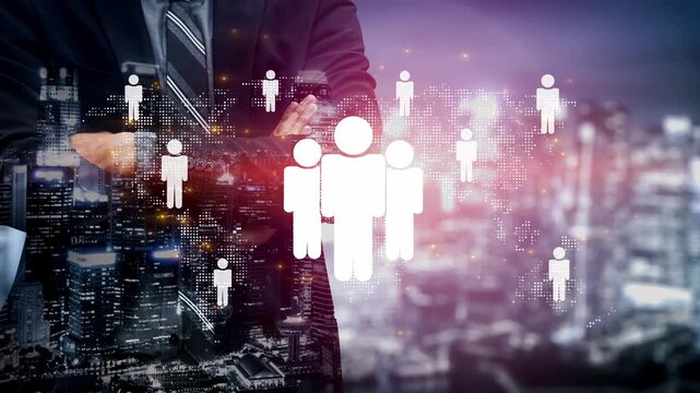 Global human network and workforce distribution highlight human, network, and global presence through digital connection and team coordination Marrow