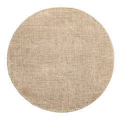 Elegant Beige Cloth Placemat on White Background for Stylish Table Setting