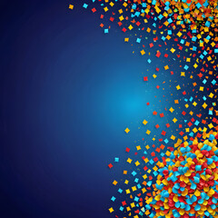 Abstract gradient background with colorful particles