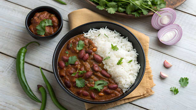 Delicious Rajma Rice