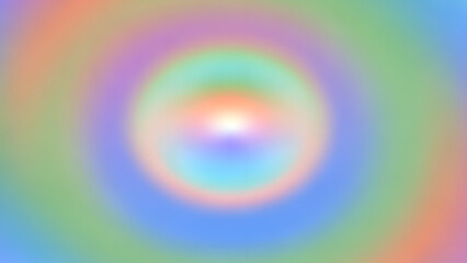 Abstract Radial Rainbow Blur