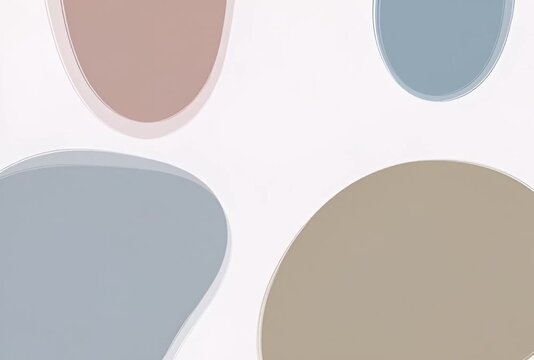 Pastel Geometric Blobs