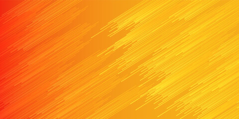 Orange abstract background. Minimal pattern. Vibrant gradient geometric lines. Modern design. Suit for banner, cover, business, flyer, poster, website, brochure, corporate © yedar