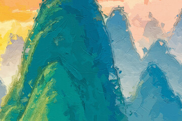 Various oil paintings, flowers, roses, peonies, landscapes, forests, ocean worlds, figures, sailboats, waterfalls, lakes, and mountainous areas