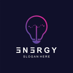 energy design concept with modern and creative idea