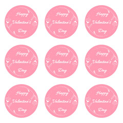 Valentine&rsquo;s Day Gift Tags and Labels Collection