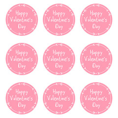 Valentine&rsquo;s Day Gift Tags and Labels Collection
