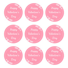 Valentine&rsquo;s Day Gift Tags and Labels Collection